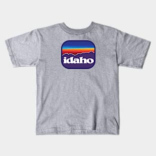 Idaho Sawtooths Kids T-Shirt